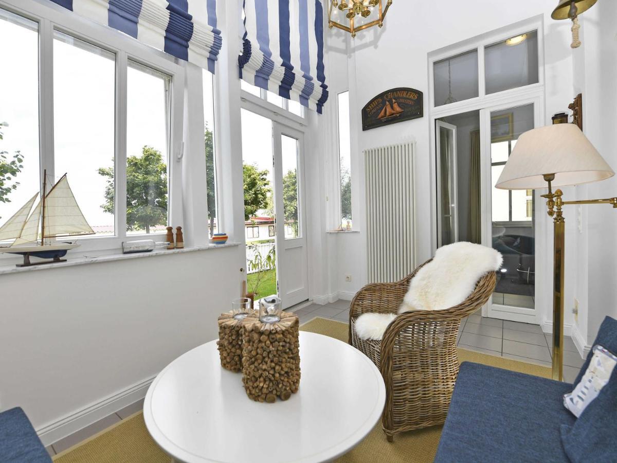 Villa Strandeck In Binz - Wg 1 Mit Meerblick, Terrasse, Wintergarten Exterior photo