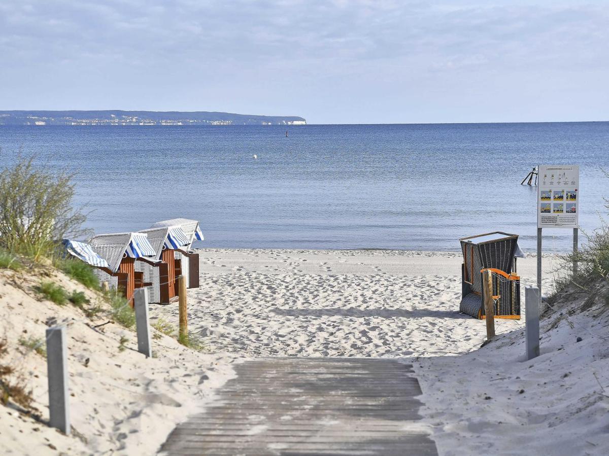 Villa Strandeck In Binz - Wg 1 Mit Meerblick, Terrasse, Wintergarten Exterior photo